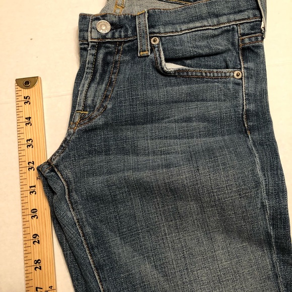 👖7FAMK Bootcut Blue Jeans Size 26 - Picture 5 of 8